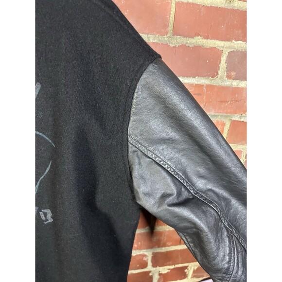 Vintage 90s Bad Boy Club Bomber Jacket Life’s A Beach California USA Adult Large - Picture 11 of 11